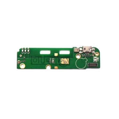 Charging Connector Flex Pcb Board For Micromax Canvas Selfie Lens Q345 By - Maxbhi Com