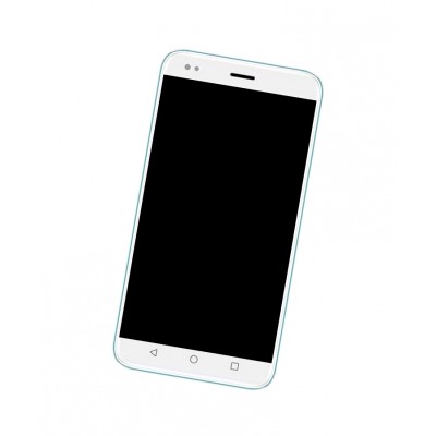 Lcd Frame Middle Chassis For Intex Lions 6 White By - Maxbhi Com