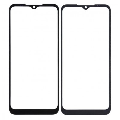 Replacement Front Glass For Motorola Moto G9 Play Black By - Maxbhi Com