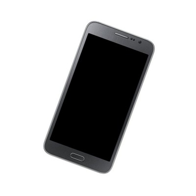 Home Button Outer For Samsung Galaxy Grand Max Grey By - Maxbhi Com