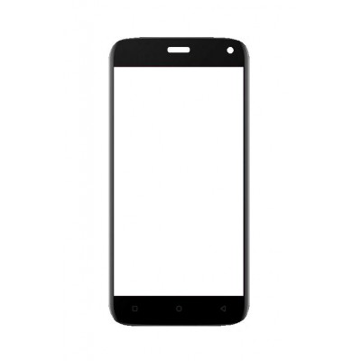 Replacement Front Glass For Blu J5l Black By - Maxbhi Com