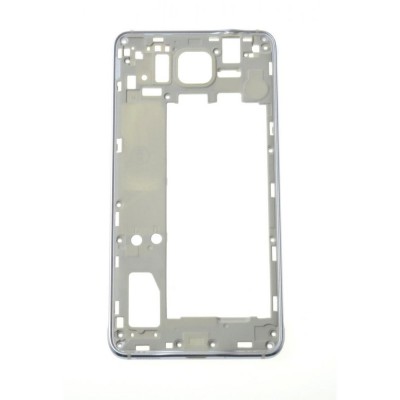 Lcd Frame Middle Chassis For Samsung Galaxy Alpha Black By - Maxbhi Com