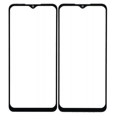 Replacement Front Glass For Lava Z6 Black By - Maxbhi Com