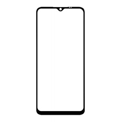 Replacement Front Glass For Lava Z4 Black By - Maxbhi Com