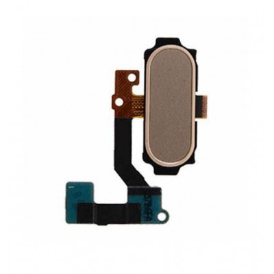 Home Button Complete For Samsung Galaxy A8 Duos Gold By - Maxbhi Com