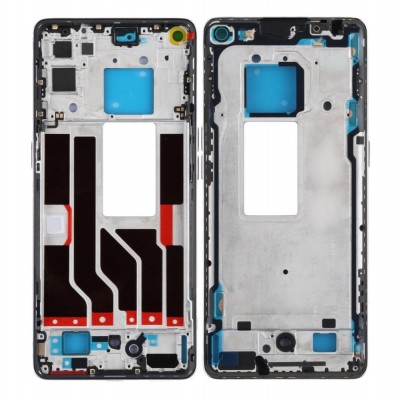 Lcd Frame Middle Chassis For Oppo Reno 5 Pro 5g White By - Maxbhi Com