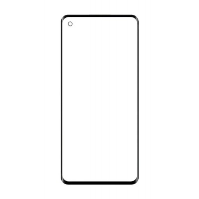 Replacement Front Glass For Oppo Reno 5 Pro 5g Black By - Maxbhi Com