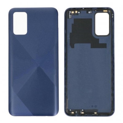 Back Panel Cover For Samsung Galaxy M02s Blue - Maxbhi Com