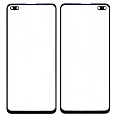 Replacement Front Glass For Tecno Camon 16 Premier Black By - Maxbhi Com