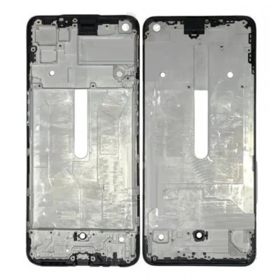 Lcd Frame Middle Chassis For Oppo Reno 5 4g Silver By - Maxbhi Com