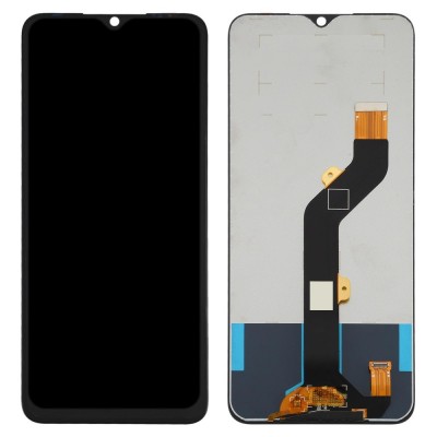 Lcd With Touch Screen For Tecno Spark 5 Air Black By - Maxbhi Com