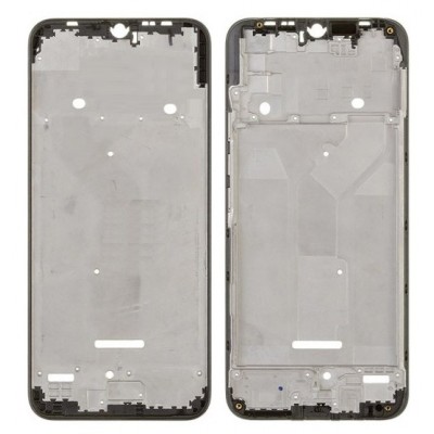 Lcd Frame Middle Chassis For Infinix Hot 10 Lite Black By - Maxbhi Com