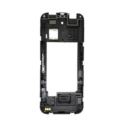 Lcd Frame Middle Chassis For Nokia 225 Dual Sim Red By - Maxbhi Com