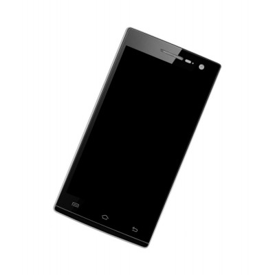 Lcd Frame Middle Chassis For Xolo A500 Club Black By - Maxbhi Com
