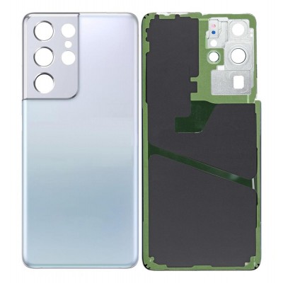 Back Panel Cover For Samsung Galaxy S21 Ultra White - Maxbhi Com
