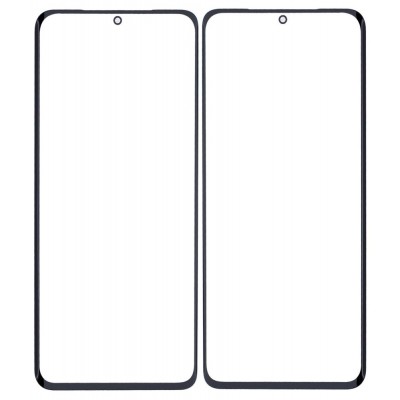 Replacement Front Glass For Samsung Galaxy S21 Ultra Black By - Maxbhi Com