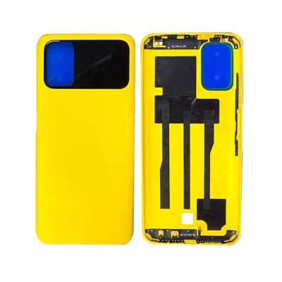 Back Panel Cover For Xiaomi Poco M3 Yellow - Maxbhi Com