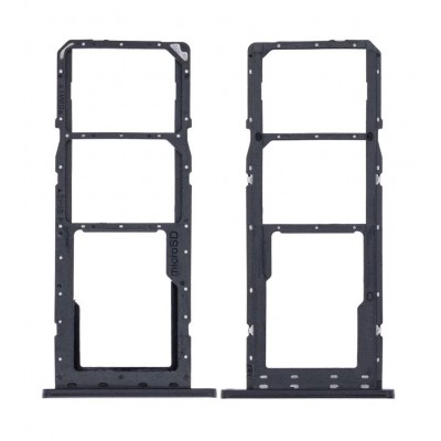 Sim Card Holder Tray For Samsung Galaxy A02s Black - Maxbhi Com