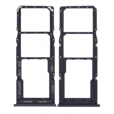 Sim Card Holder Tray For Samsung Galaxy A12 Black - Maxbhi Com