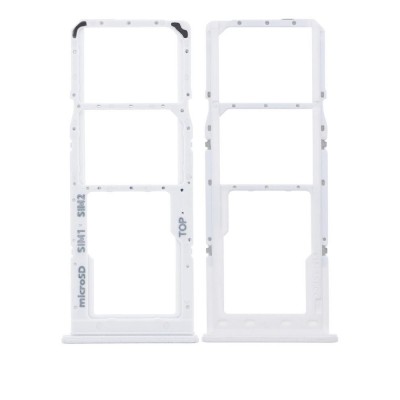 Sim Card Holder Tray For Samsung Galaxy A12 White - Maxbhi Com