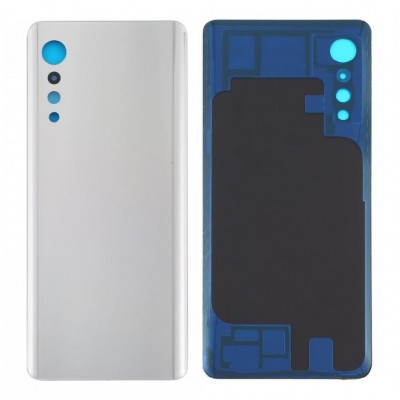 Back Panel Cover For Lg Velvet 5g White - Maxbhi Com