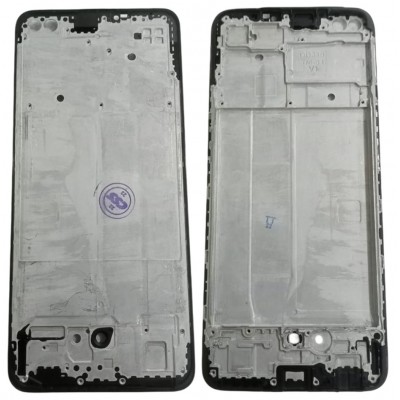 Lcd Frame Middle Chassis For Oppo Reno 4f White By - Maxbhi Com