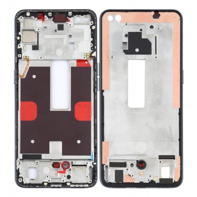 Lcd Frame Middle Chassis For Oppo Reno 4 5g Black By - Maxbhi Com