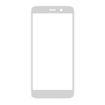 Replacement Front Glass For Yuho O1 Lite White By - Maxbhi Com