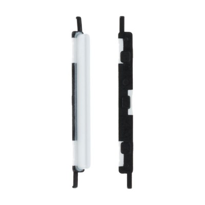 Volume Side Button Outer For Samsung Galaxy A12 White By - Maxbhi Com