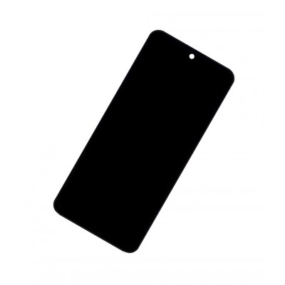 Lcd Frame Middle Chassis For Lg Q52 Black By - Maxbhi Com