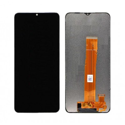 Lcd With Touch Screen For Samsung Galaxy A12 Black By - Maxbhi Com