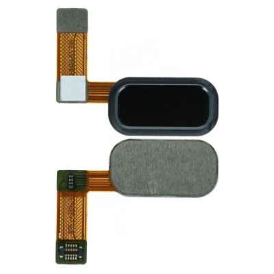 Home Button Complete For Asus Zenfone 4 Max Zc520kl Black By - Maxbhi Com