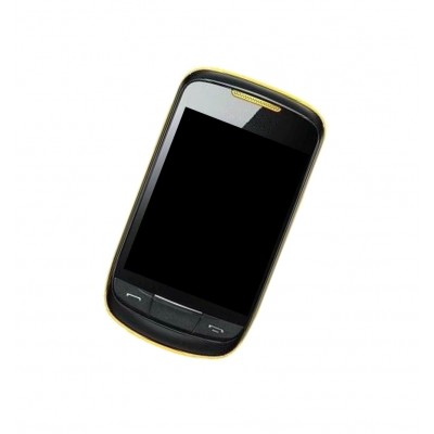 Home Button Outer For Samsung S3850 Corby Ii Black By - Maxbhi Com