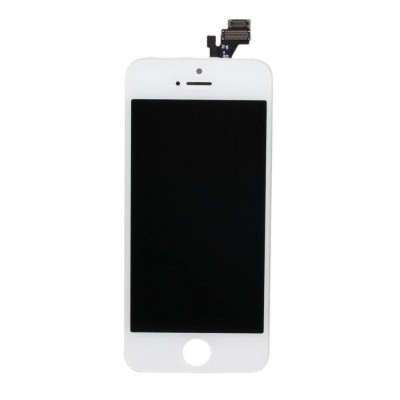 Lcd With Touch Screen For Apple Iphone 5ssilver By - Maxbhi Com