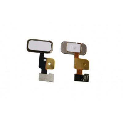 Home Button Complete For Zuk Z2 Pro White By - Maxbhi Com
