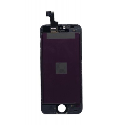 Lcd With Touch Screen For Apple Iphone 5se Black By - Maxbhi Com