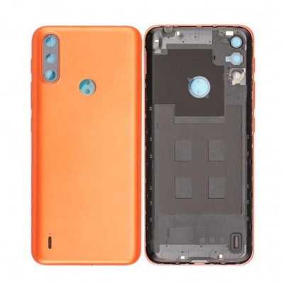Back Panel Cover For Motorola Moto E7 Power Red - Maxbhi Com