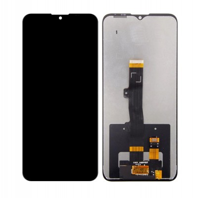 Lcd With Touch Screen For Motorola Moto E7 Power Black By - Maxbhi Com