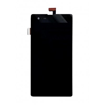 Lcd With Touch Screen For Infinix Hot 2 Black By - Maxbhi Com