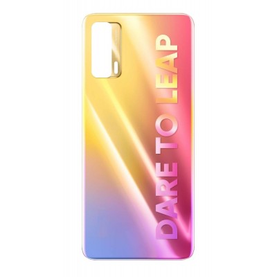 Back Panel Cover For Realme X7 2021 Yellow - Maxbhi Com