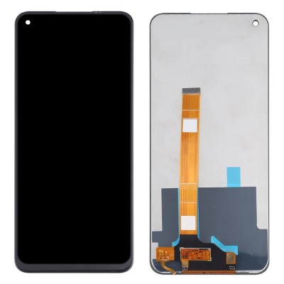 Lcd With Touch Screen For Realme Narzo 30 Pro 5g Black By - Maxbhi Com