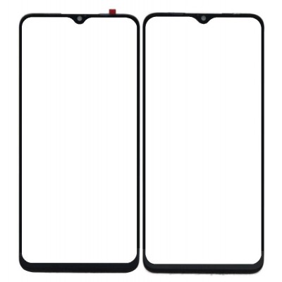 Replacement Front Glass For Realme Narzo 30a Black By - Maxbhi Com