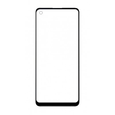 Replacement Front Glass For Realme X7 2021 White By - Maxbhi Com