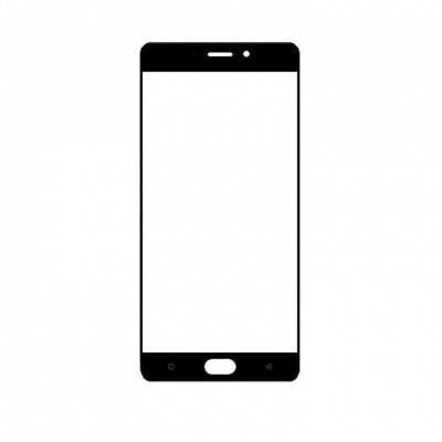Replacement Front Glass For Gionee M6s Plus Black By - Maxbhi Com