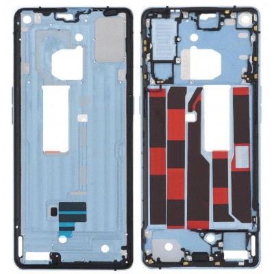 Lcd Frame Middle Chassis For Oppo Reno 4 Pro 5g Blue By - Maxbhi Com