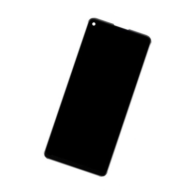 Lcd Frame Middle Chassis For Oppo F19 Pro Black By - Maxbhi Com