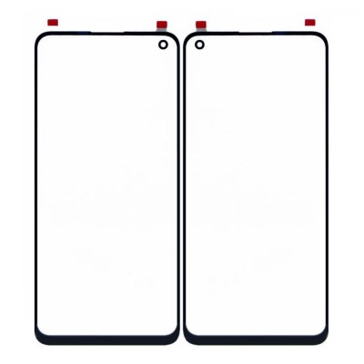 Replacement Front Glass For Oppo F19 Pro Black By - Maxbhi Com