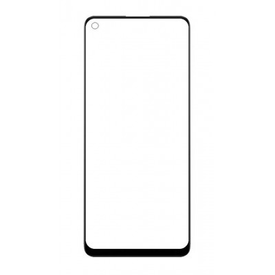 Replacement Front Glass For Oppo F19 Pro Plus 5g Black By - Maxbhi Com