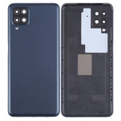 Back Panel Cover For Samsung Galaxy M12 Black - Maxbhi Com