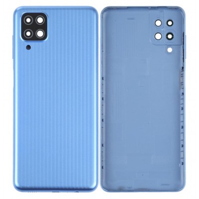 Back Panel Cover For Samsung Galaxy M12 Blue - Maxbhi Com